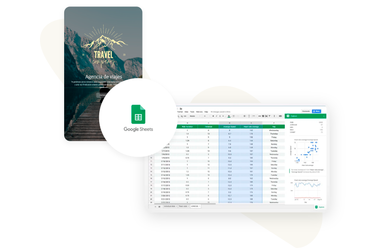 Captura información en tiempo real y envíala a tu spreadsheet